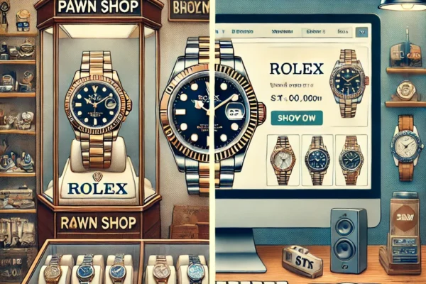 better to find rolex at pawn shop or online