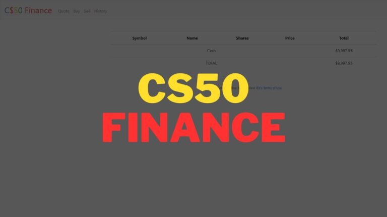 CS50 Finance Answer: A Comprehensive Guide for Students