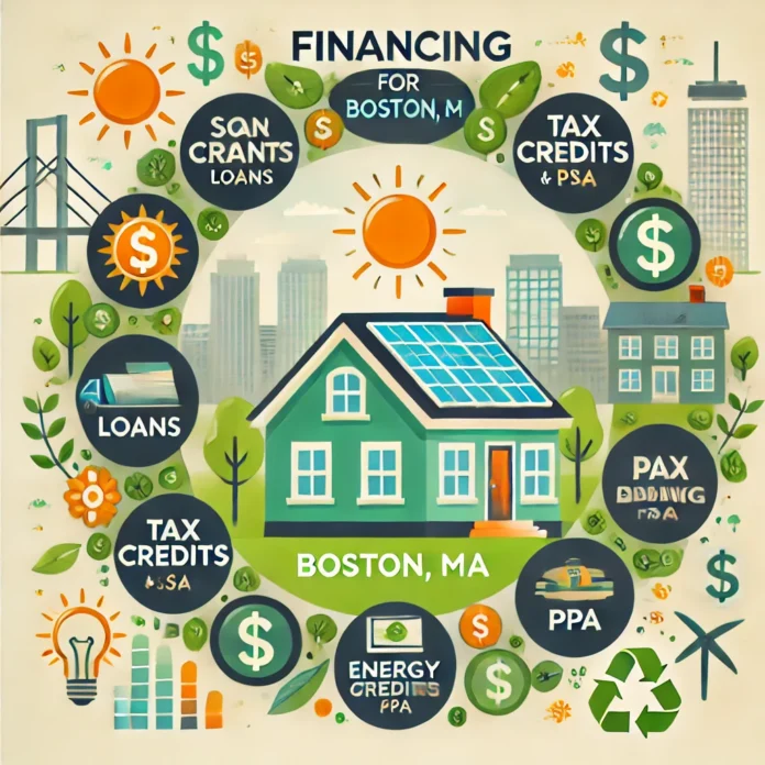 financing of solar equip/boston ma