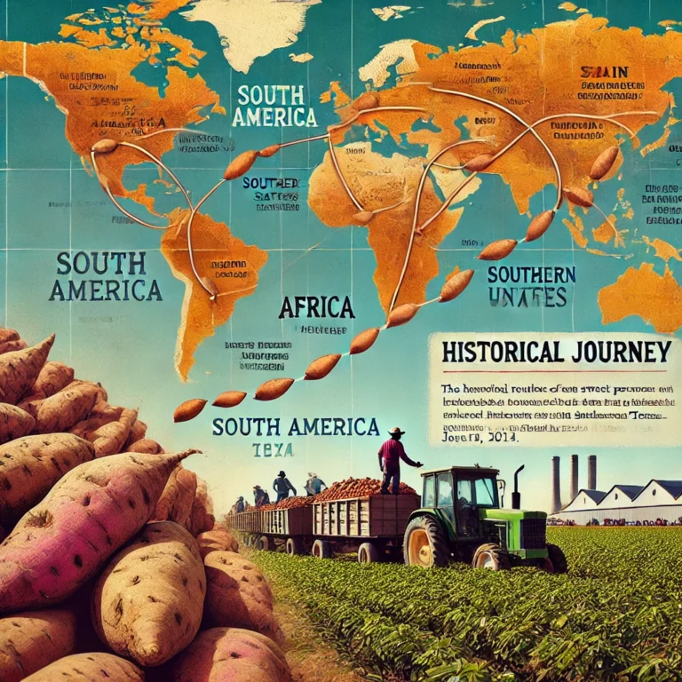 How Far Did Sweet Potatoes Travel to Texas