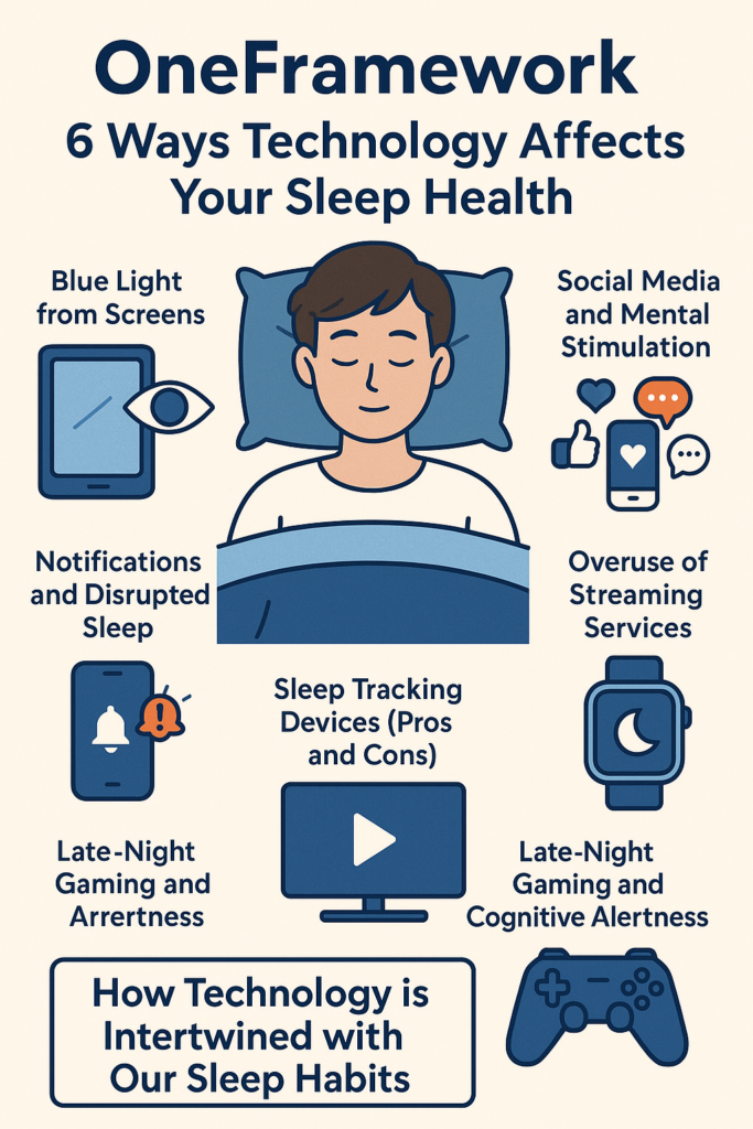 oneframework 6 ways technology affects your sleep health