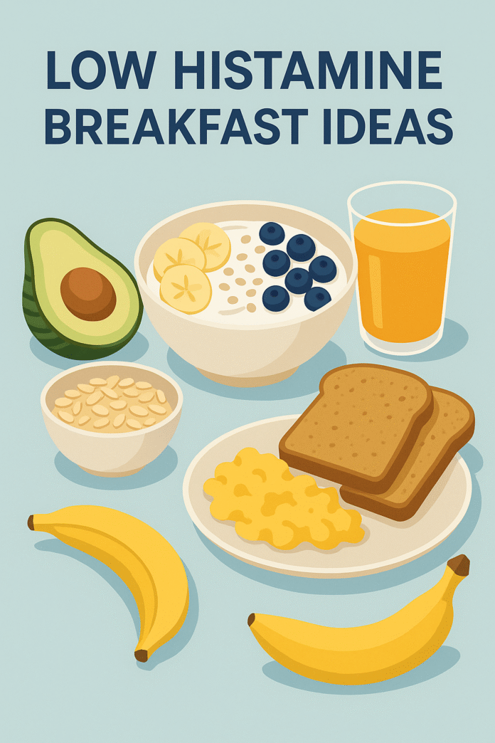 low histamine breakfast ideas